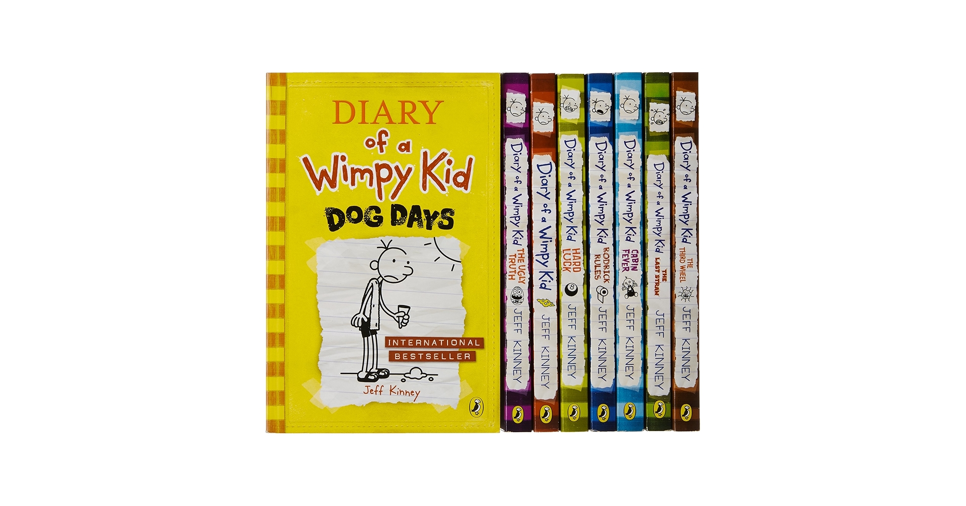 Diary of a Wimpy Kid Box of Books 1-8 + The Do-It-Yourself